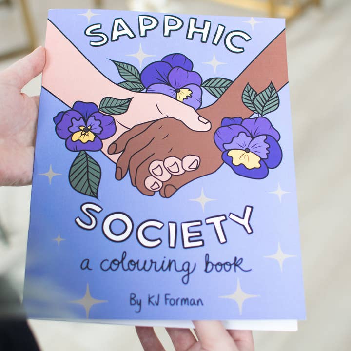Luck and Lavender Studio - Vente Livre de coloriage et d'activités pour adultes - Livre de coloriage Sapphic Society1