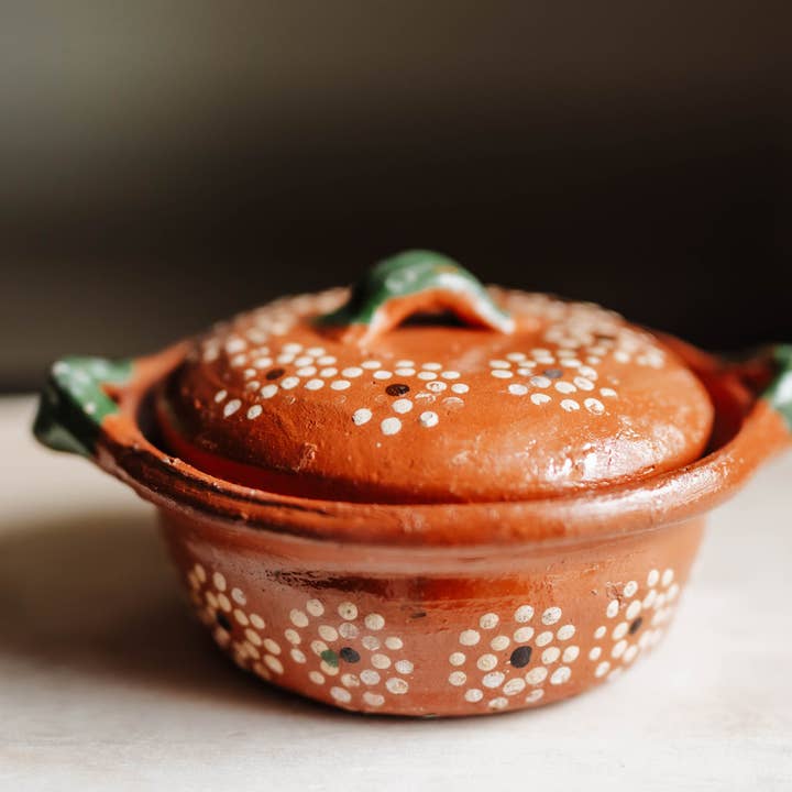 Once Upon A Vela - Wholesale Jar/Filled Candle - Toasted Pumpkin Spice - Mexican Cazuelita Candle 13 oz.3