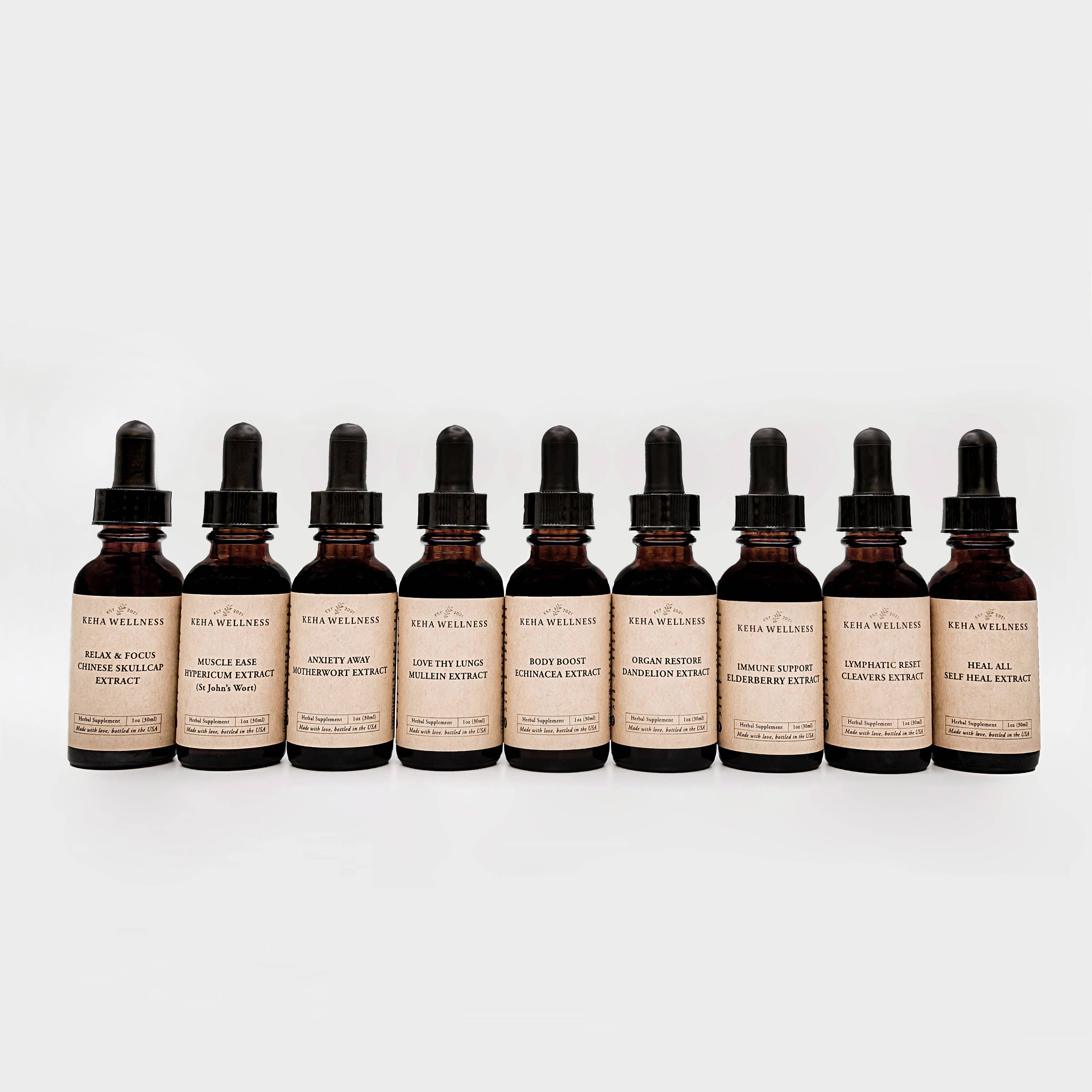 Keha Wellness - Wholesale Tincture - Lymphatic Reset - Cleavers Tincture - Herbal Extract9