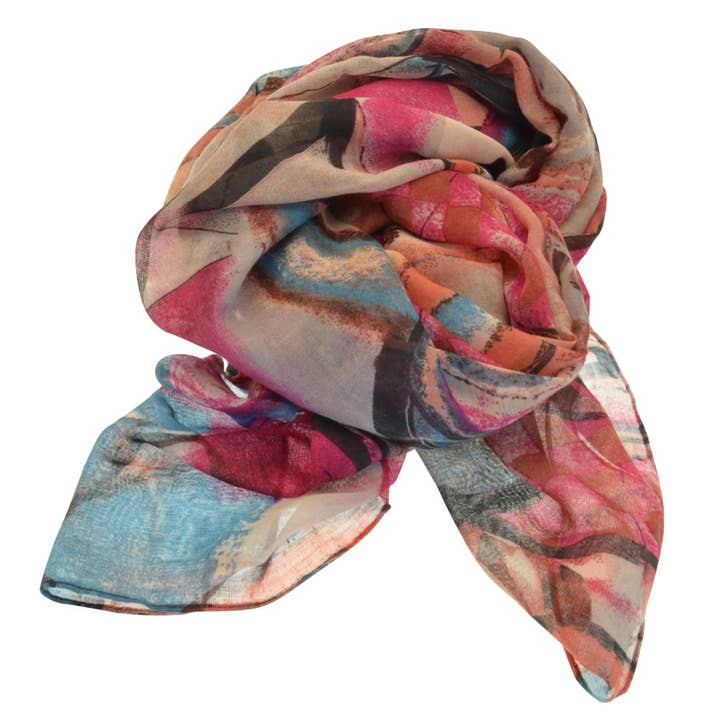 Purple Melange Scarf for wholesale by Miss Milly Limited