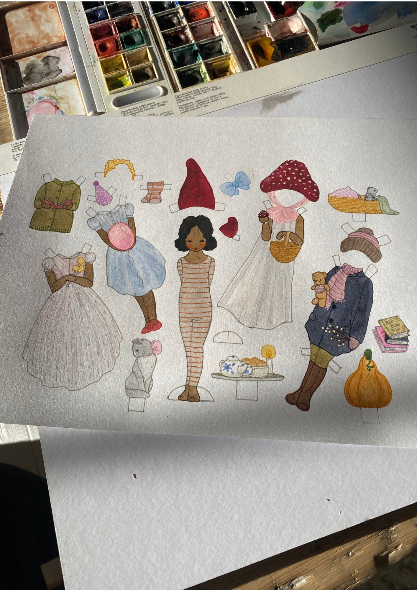 Tall Hat Tales - Wholesale Doe-het-zelf-knutselset - Aankleedpop - Iben2