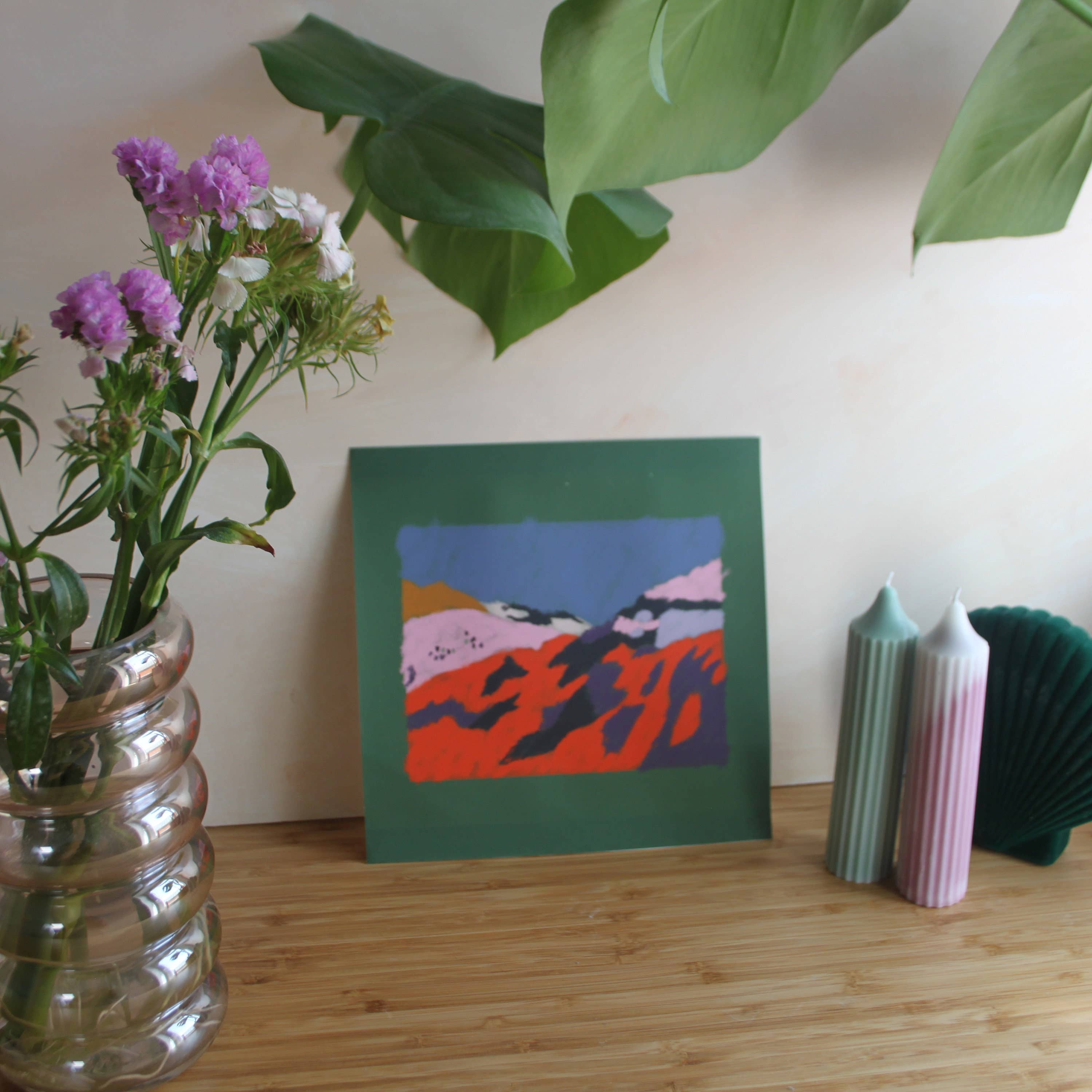 Emma Make - Wholesale Art Print - Ethiopian Ravine Print of African Landscape | Square Sizes1