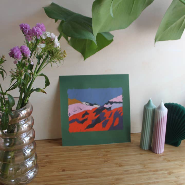 Emma Make - Wholesale Art Print - Ethiopian Ravine Print of African Landscape | Square Sizes1