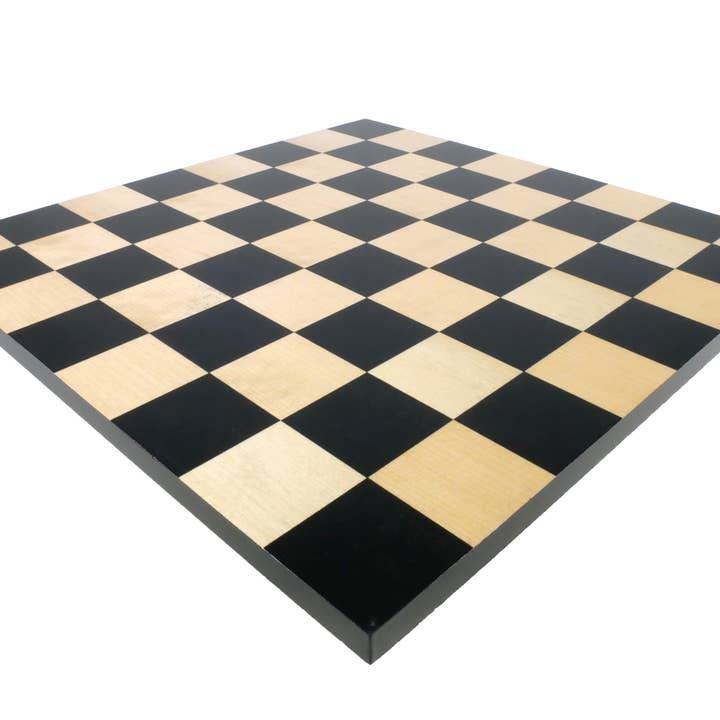 Chess Board - 14" Black & Maple Basic - 45360B for wholesale by WorldWise Imports