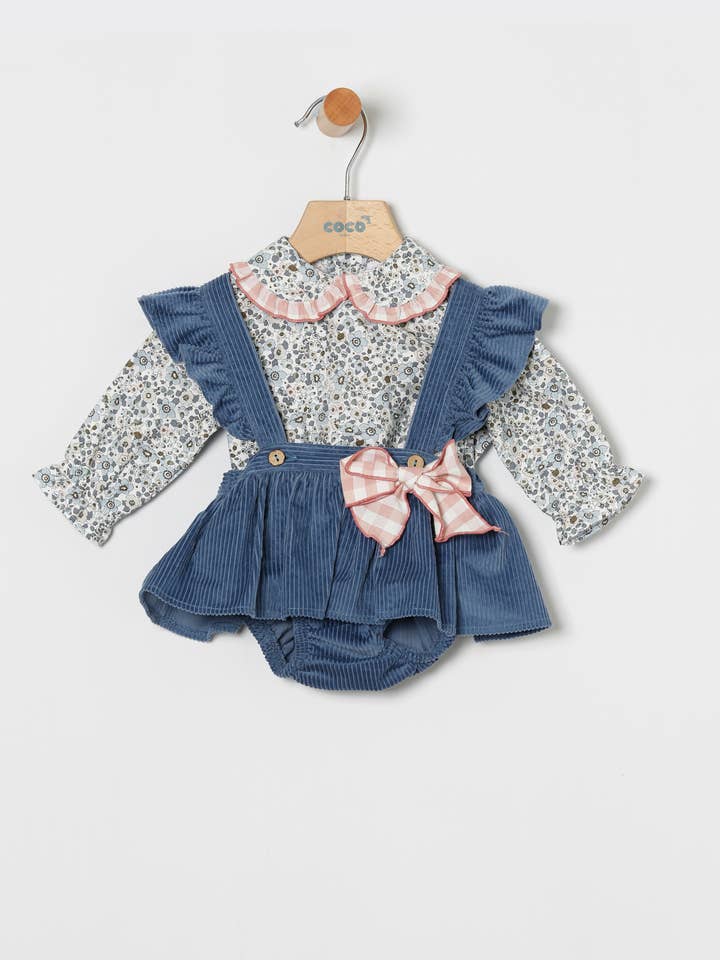 Pichi + Blusa de Flores por atacado de COCO ACQUA