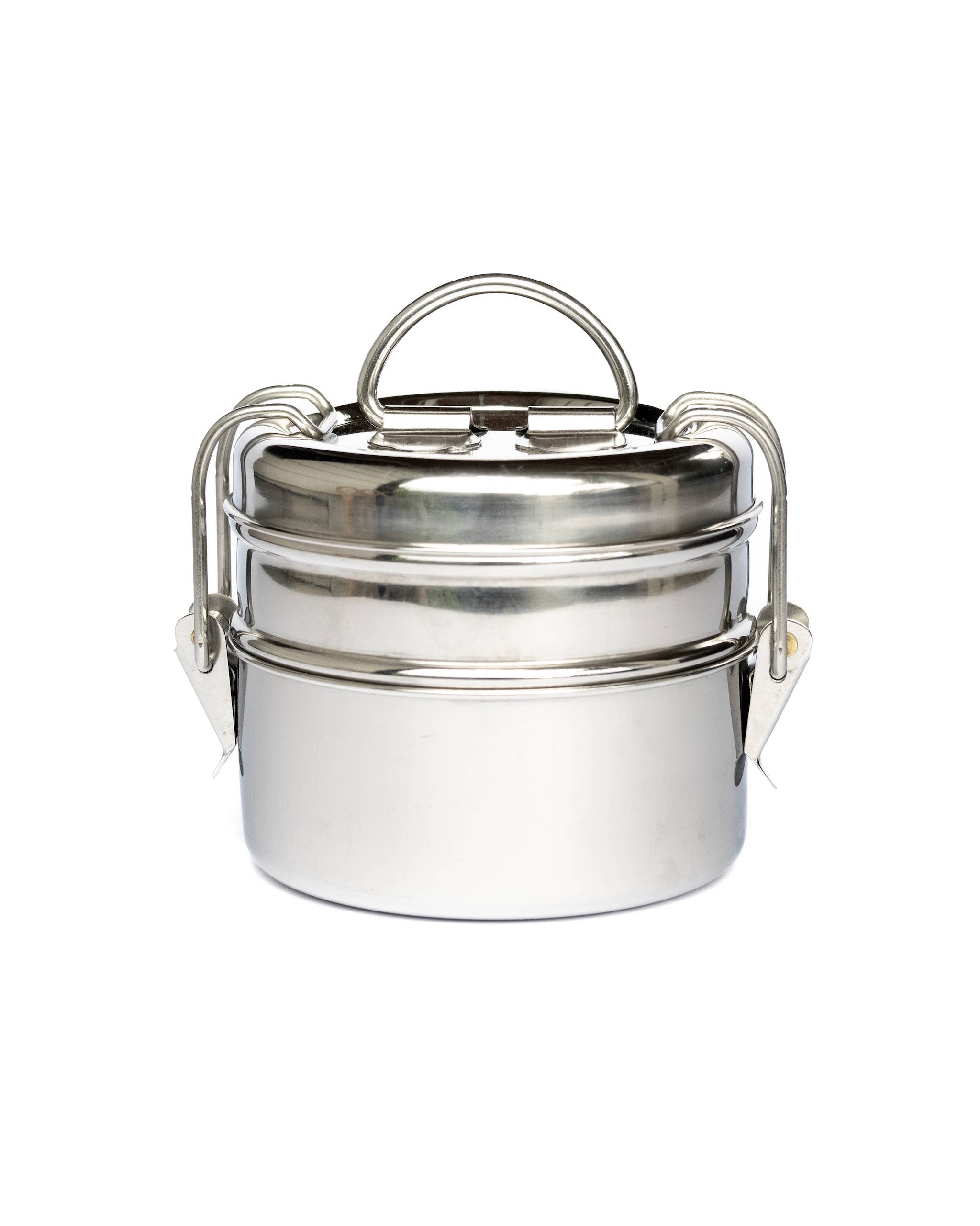 Indika - Vente Sac/boîte repas - Tiffin en acier inoxydable, grand1