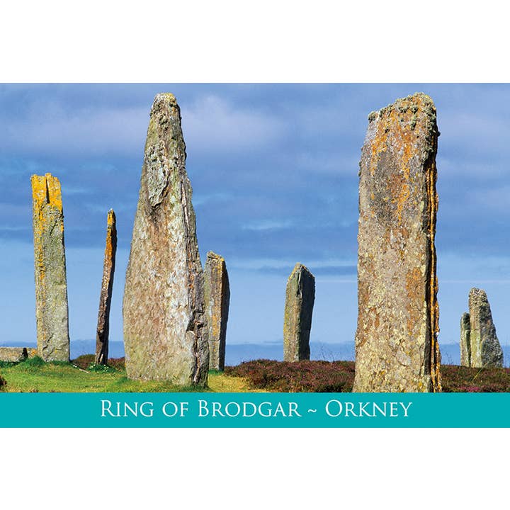 Anello da cartolina piccola di Brodgar per la vendita all'ingrosso da parte di Island Blue Publishing