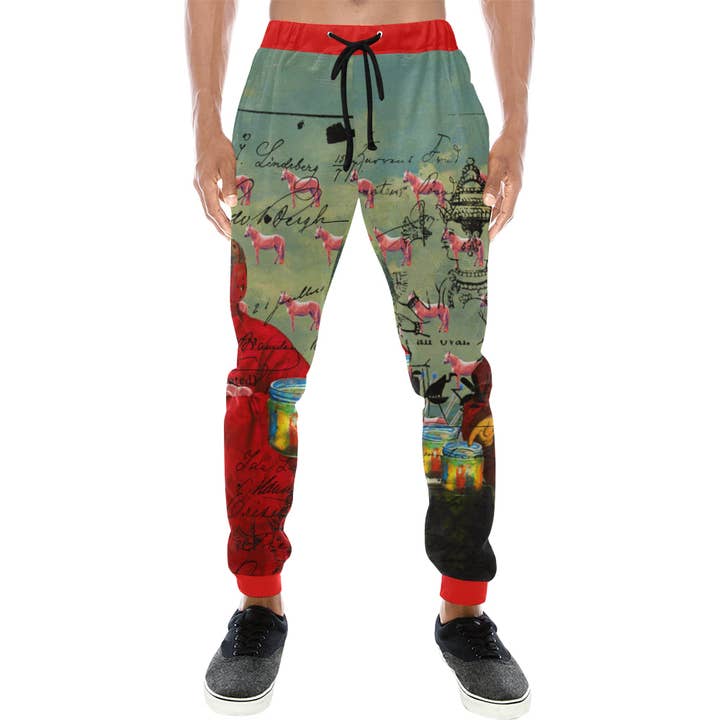 I FOUND THEM IN THERE III Men's All Over Print Sweatpants for wholesale by Bønes and Balløøns