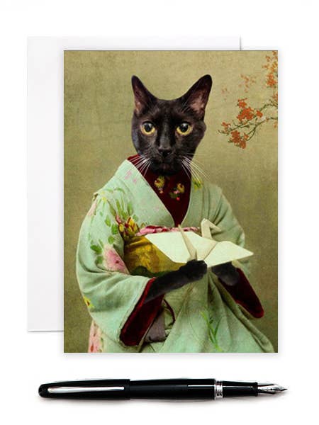 Mou-chan - Greeting Card for wholesale by The Lonely Pixel