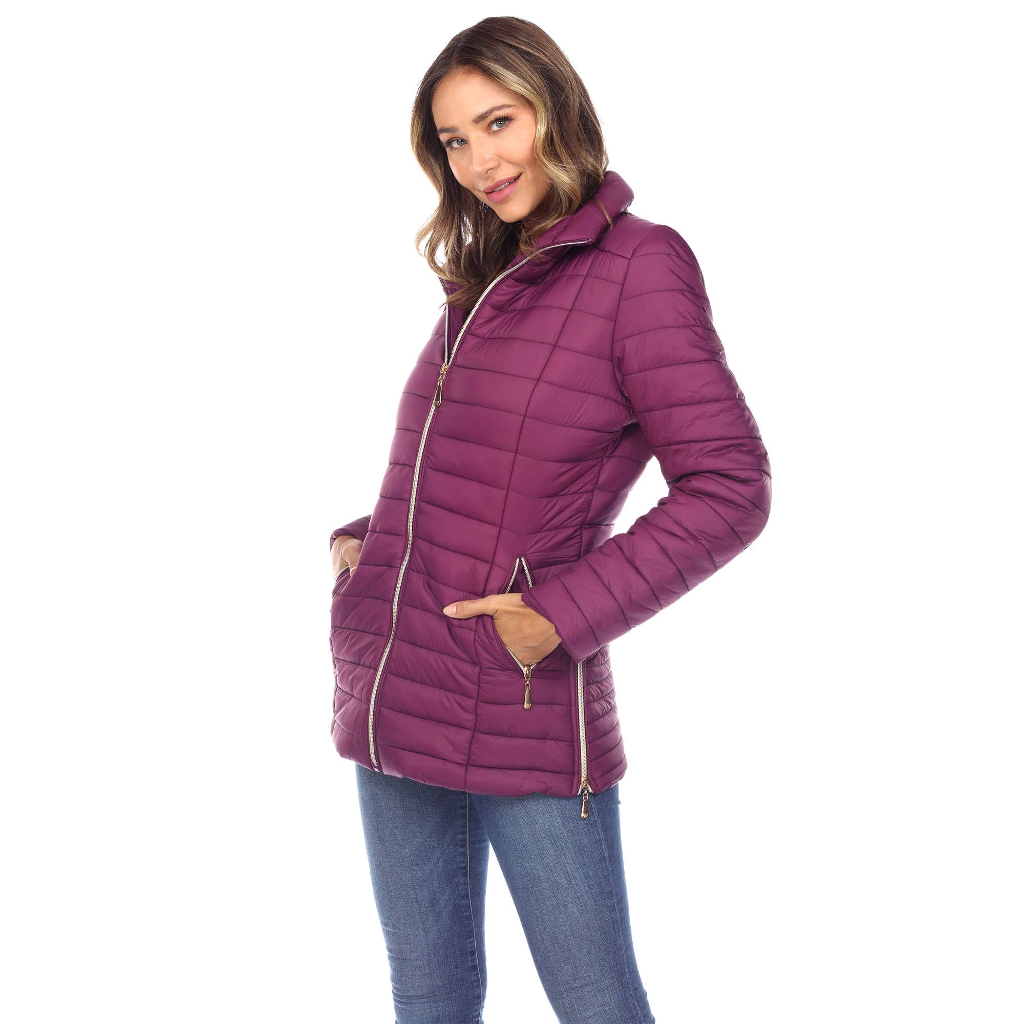 WHITE MARK - Wholesale Puffer Jacket - Women's - Women's Puffer Coat13