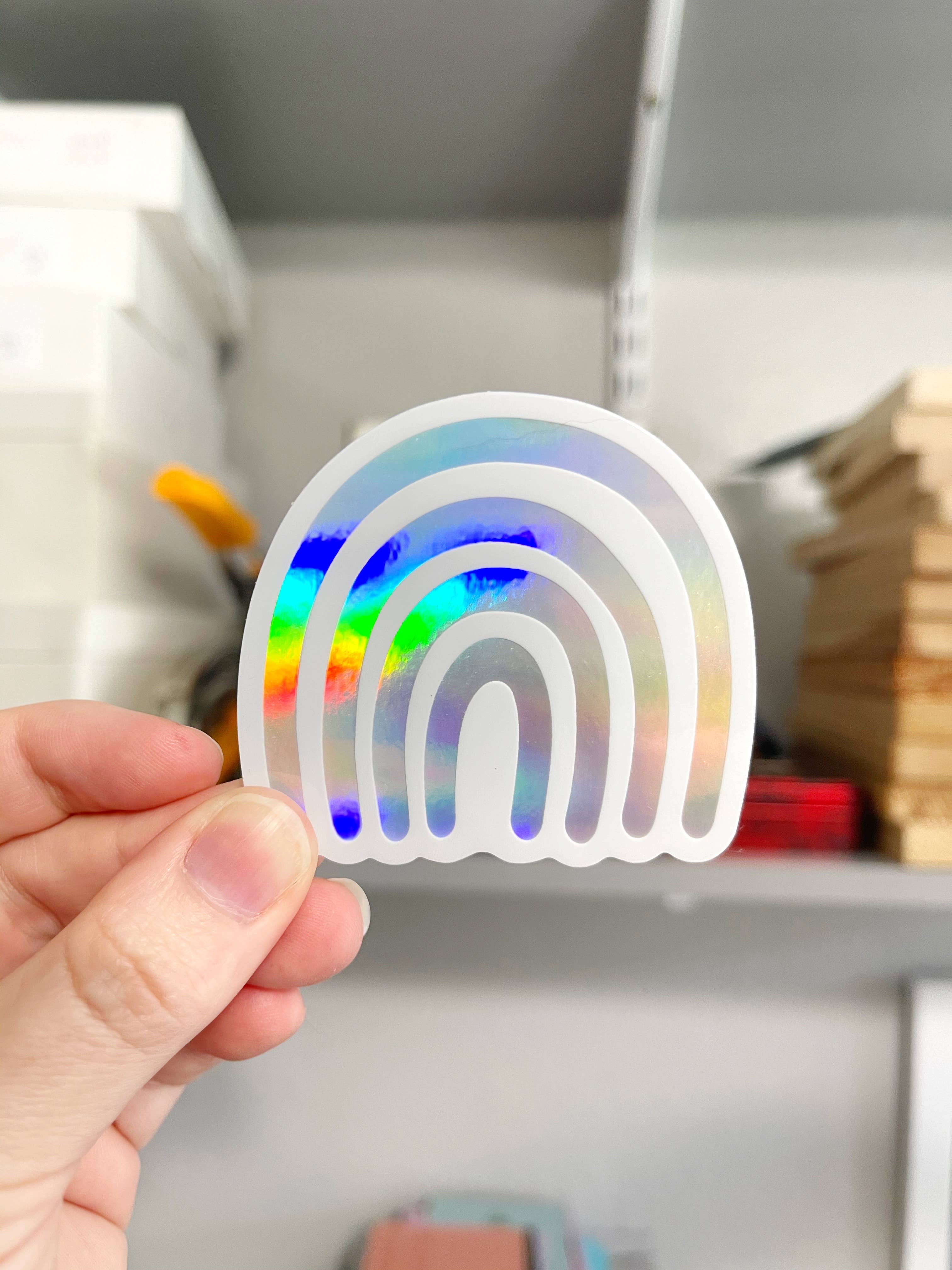 Sablewood Paper Company - Wholesale Sticker - Holographic Rainbow (Sticker)3