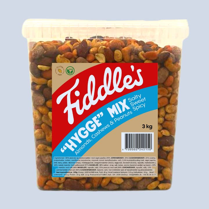 Hygge Mix 3 KG per la vendita all'ingrosso da parte di Fiddle's Snacks