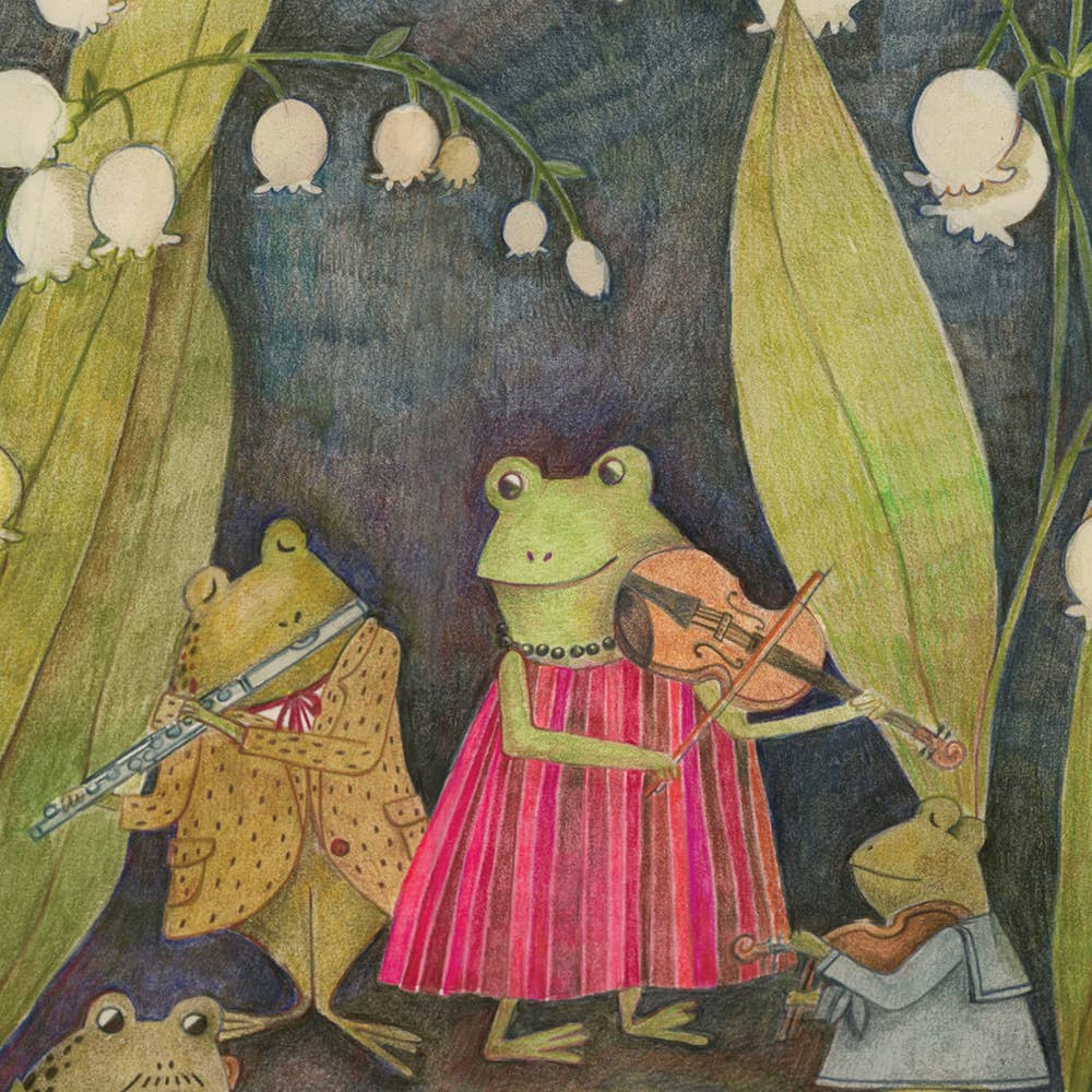 Keiko Hayner Illustrations – wholesale Art print – Midnight Concert Art Print1