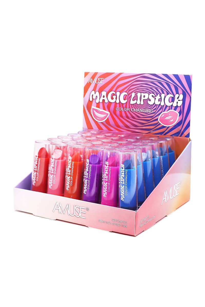 Amuse Cosmetics LIP050-10 Color Change Magic LIPSTICK - 36pc
