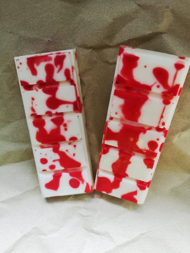 Pumpkin Spice "We All Go A Little Mad Sometimes" (fiction inspired) Snap Bar for wholesale by Magick Melts