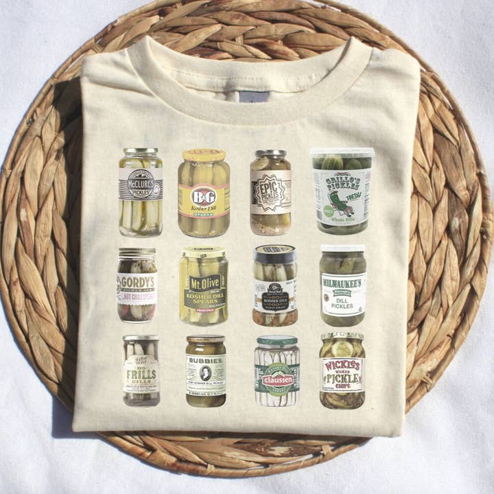 Pickle List Short Sleeve for wholesale by MidWest Tees