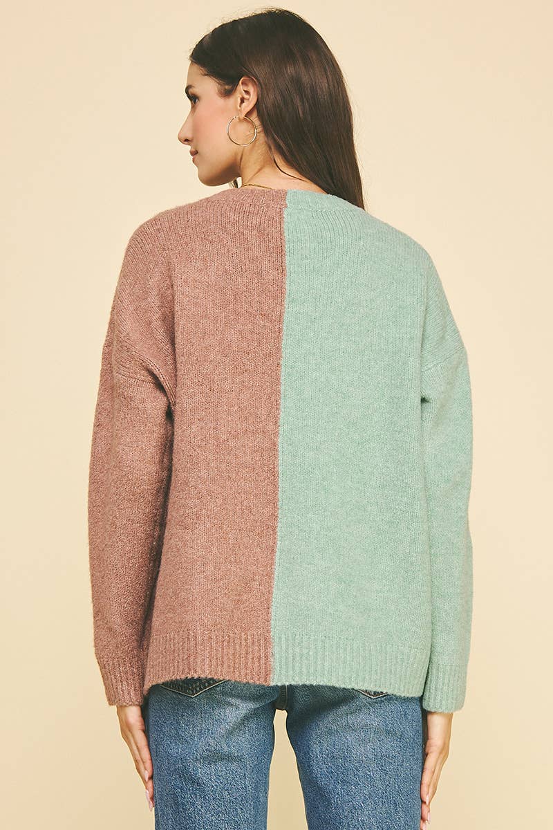 PINCH - Wholesale Pullover-trui - Dames - COLORBLOCK TRUI - 3276WS4