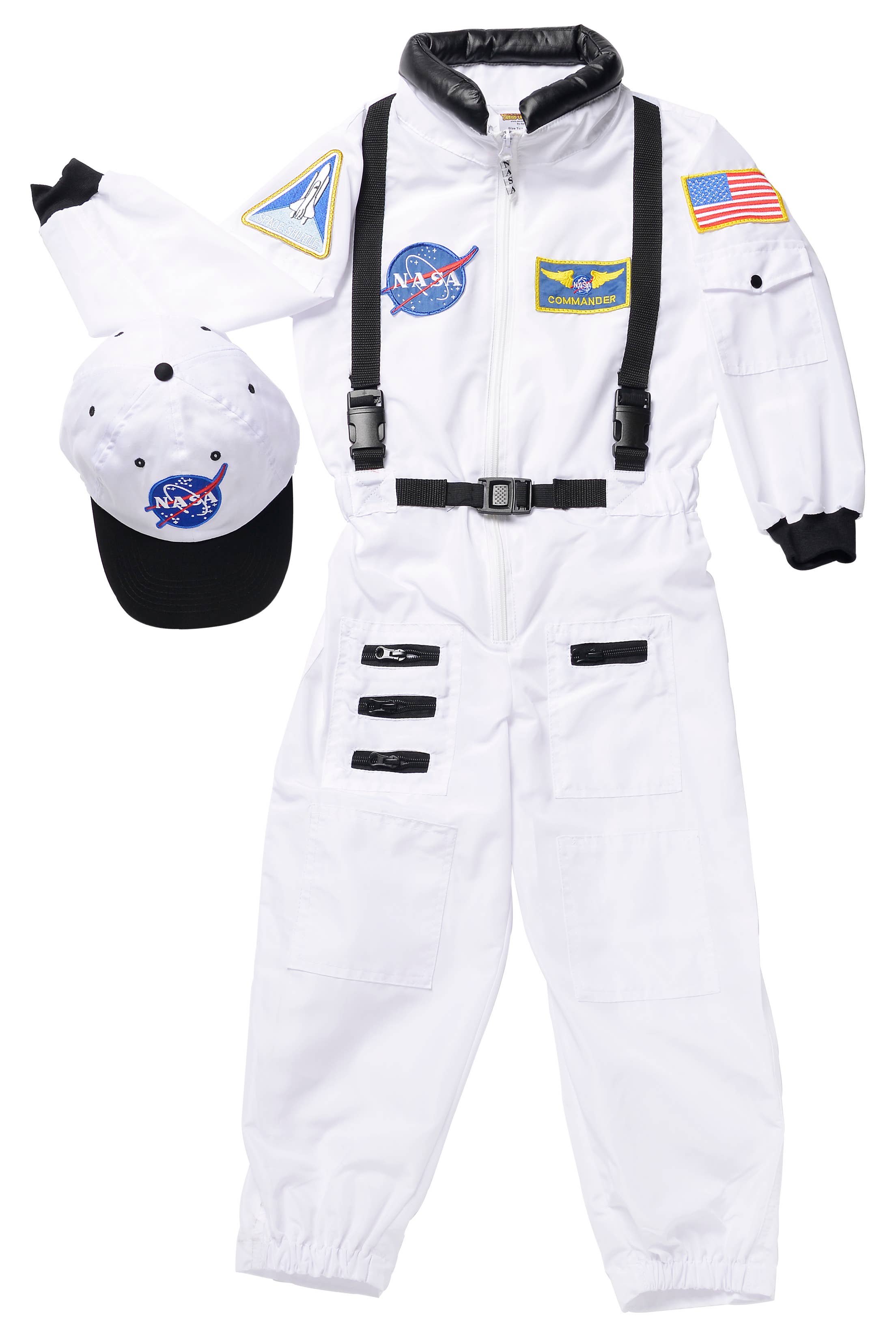 Aeromax Toys – Großhandel Kostüm – Kinder – Junior Astronauten-Anzug mit besticktem NASA-Cap10