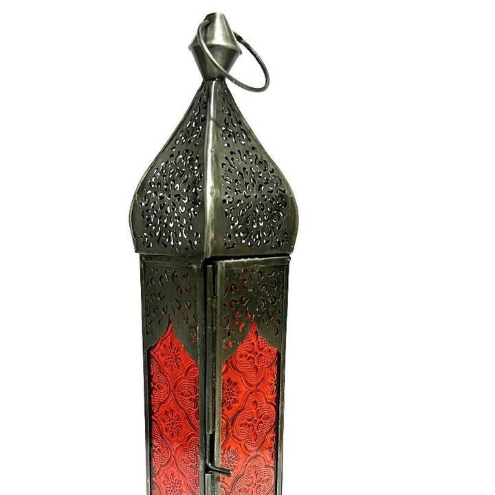 Status Collections - Wholesale Decorative tabletop object - Zinc Antique Red/Orange 30x7cm0