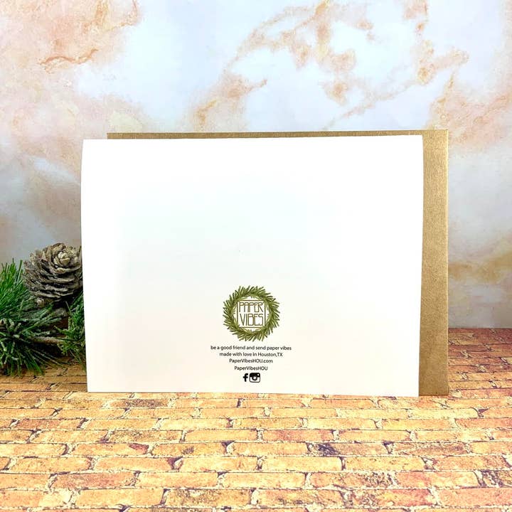 Paper Vibes - Wholesale Christmas Card - Seinfeld Christmas Card- Elaine1