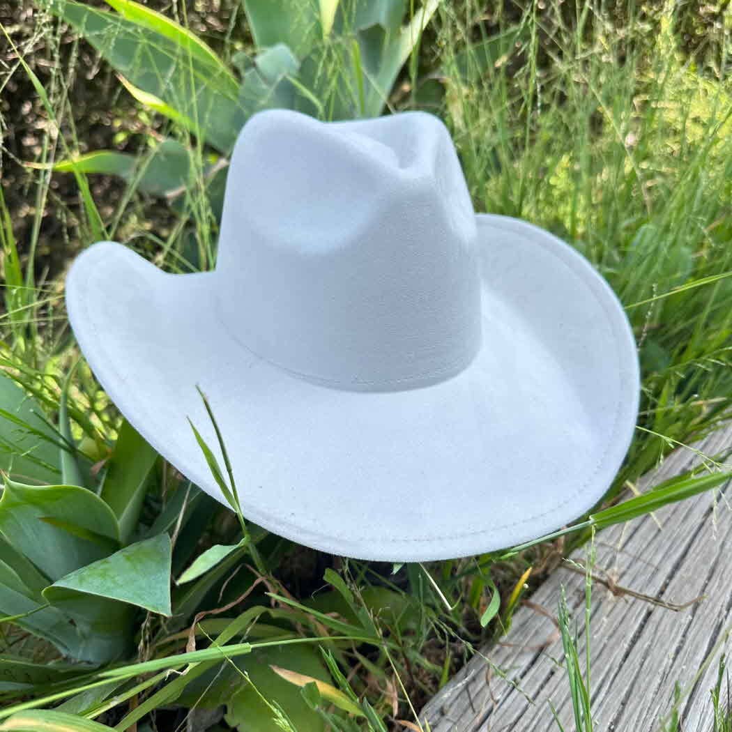One and Only Accessories - Wholesale Cowboy Hat - Women's - Best sller Fashion Vegan suede cattleman cowboy hat 7