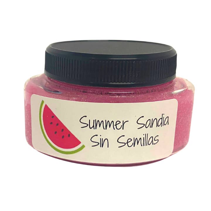 Sommar Sandia Sin Semillas Skummande socker Body Scrub för wholesale av Bubble Bee Soapery