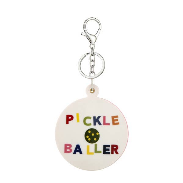 Pickleballer Keychain Pickleballer Keychain