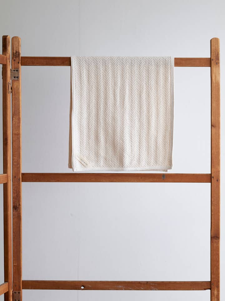 Toalla de algodón en forma de espiga (M) para venta al por mayor de Fog Linen Work