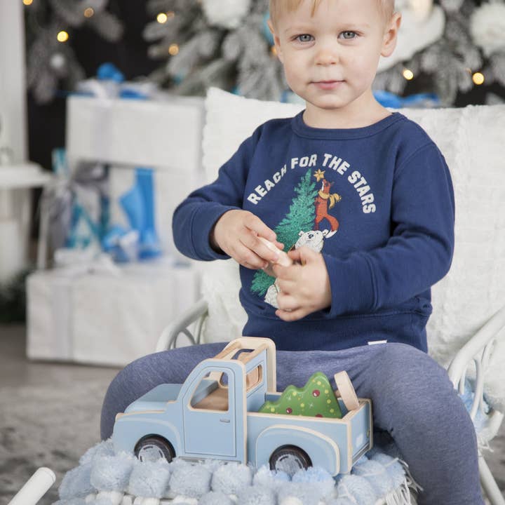 ODEAS – Großhandel Holzspielzeug – Kinder – Holz-Spielzeugauto Pickup