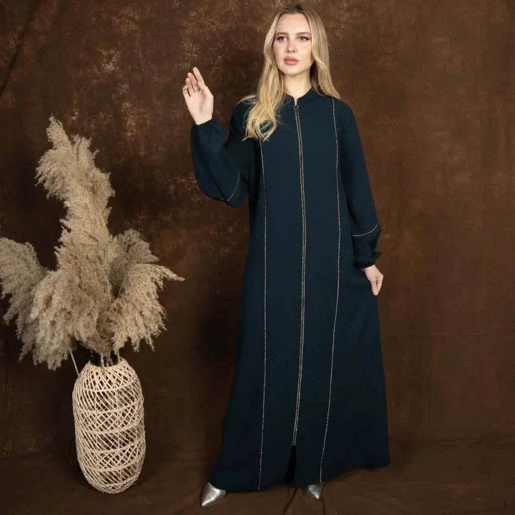 Palestinian Elegance - Wholesale Kaftan - Women's - Abaya Plus Size: Elegance and Comfort for Every Body2