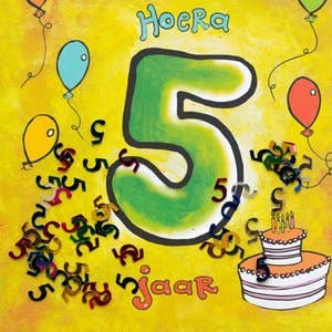 Leeftijd 5 Jaar voor wholesale door Sidedish Cards