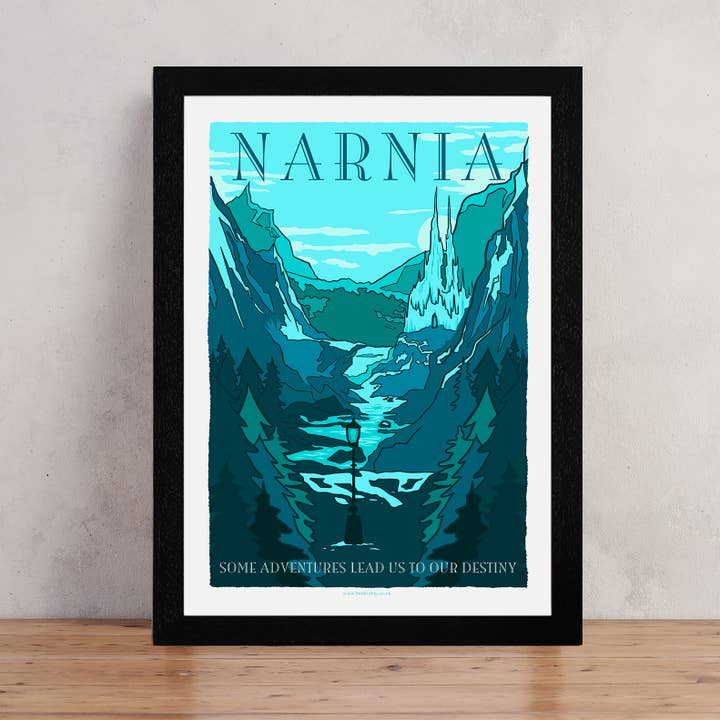 Bookishly (US Duties Paid) - Wholesale Poster - Narnia Fictional Travel Poster1