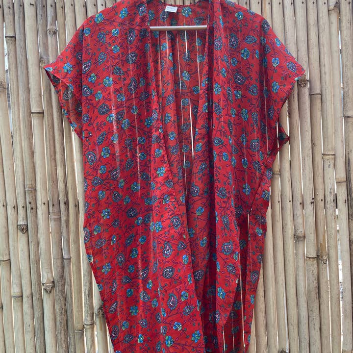 Sewing New Futures, Inc - Wholesale Kimono - Women's - Vintage Sari Kimono12