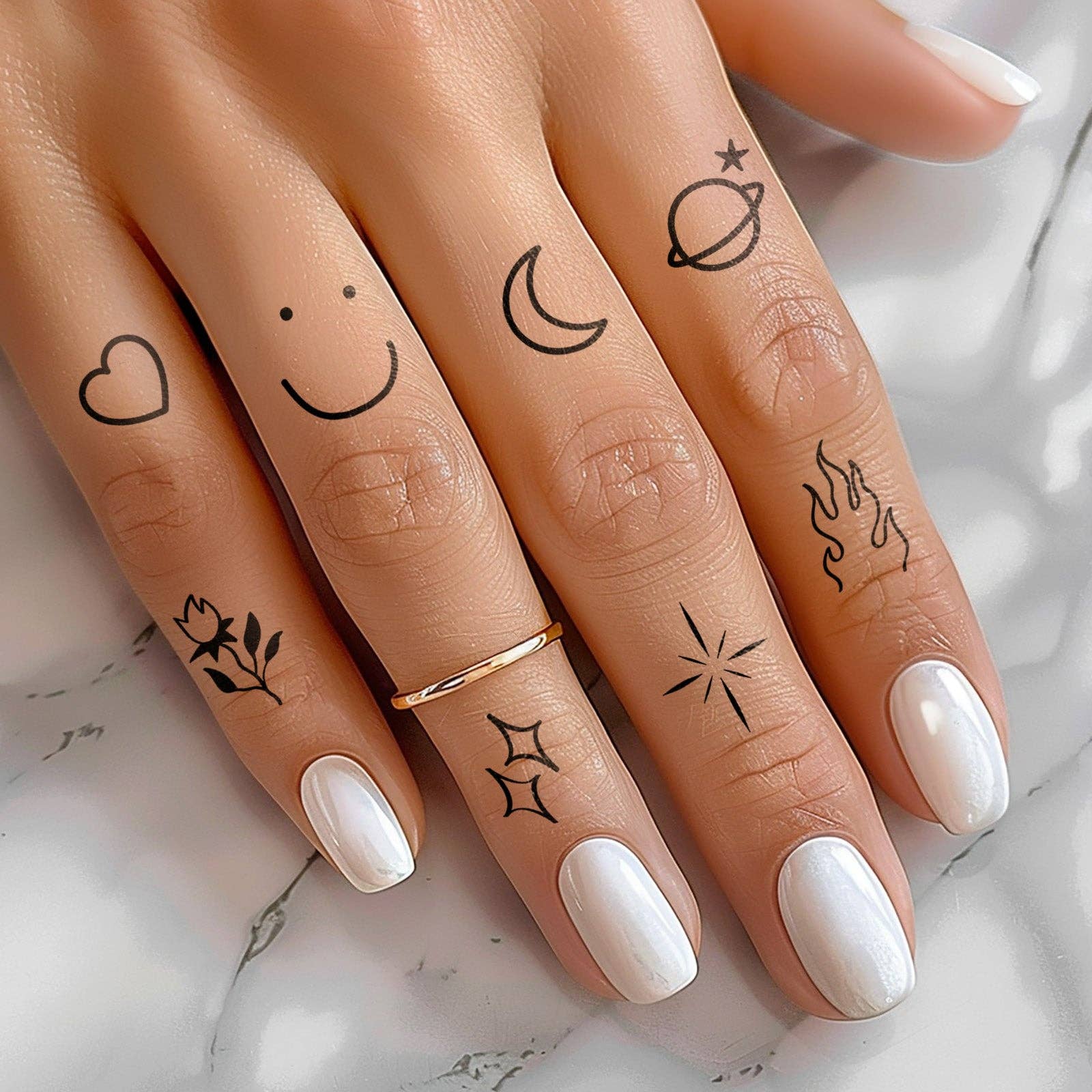 Wrapables.com - Wholesale Temporary Tattoo - Wrapables Tiny Finger and Hand Tattoos 10pcs7