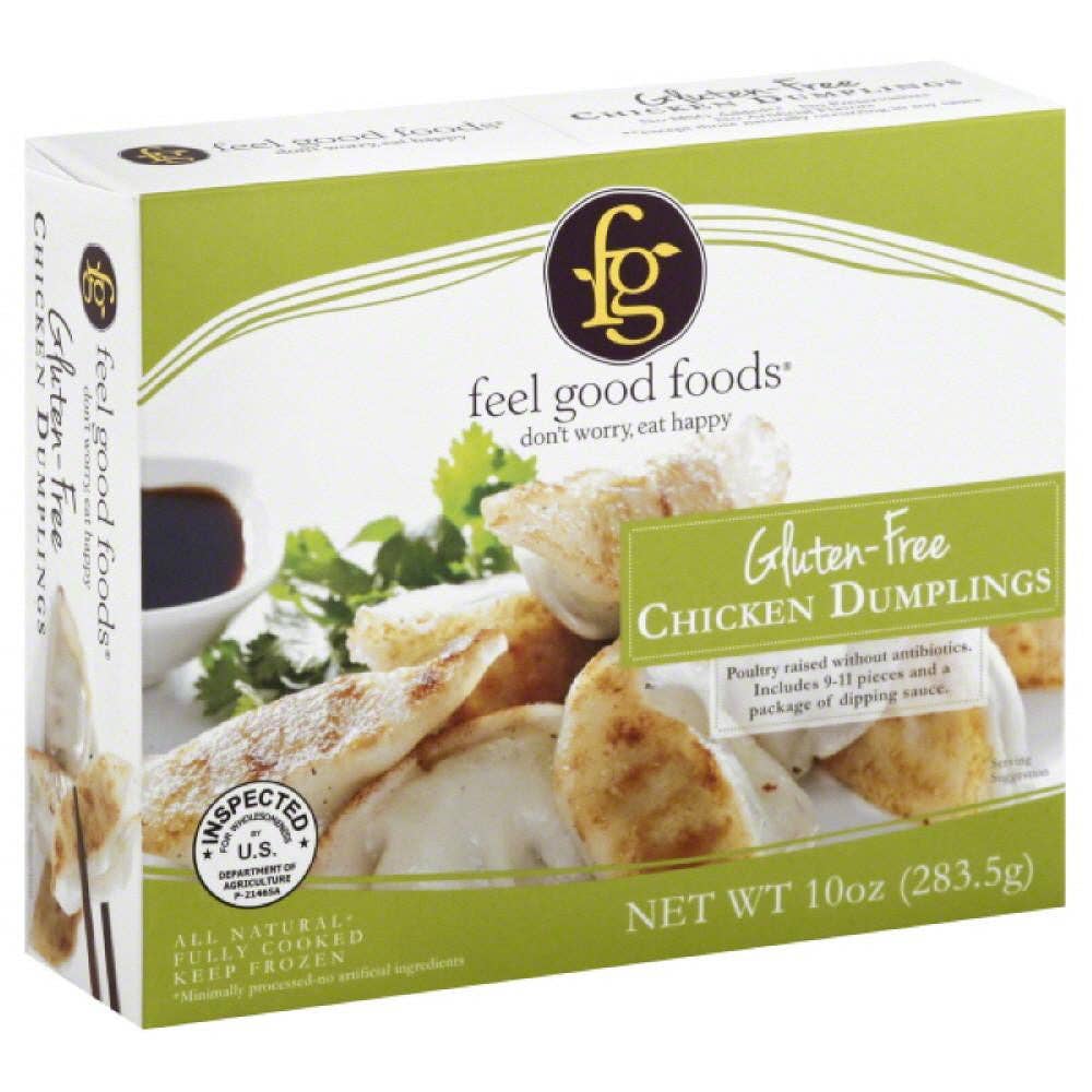 KeHE Distributors, LLC - Wholesale Nuts - Feel Good Foods Chicken Gluten-Free Dumplings, 10.75 Oz0
