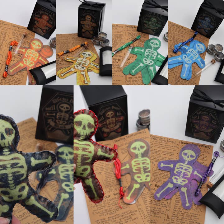 Psychic circle oddities - Venta al por mayor Artículo de meditación - ¡Protección, reversión del hechizo, maldiciones! ¡Kit de hechizos para muñecos de brujas!