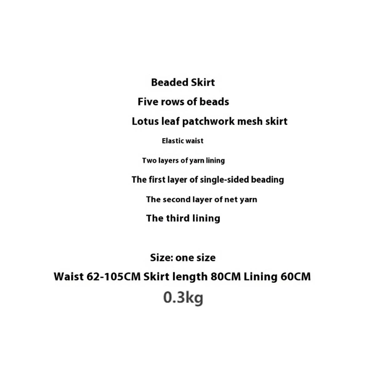 ACCITY - Wholesale Skirt - Women's - BEADED MESH PLEATED SKIRT A LINE TULLE SKIRT_CWBLS03983