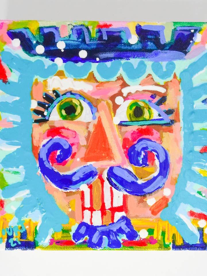 Tableau Casse-Noisette Bleu Romeo pour la vente par Court&Co.