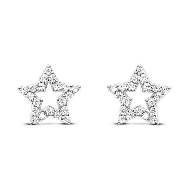 Mini Brincos de Estrela Pavé por atacado de Chloe + Lois