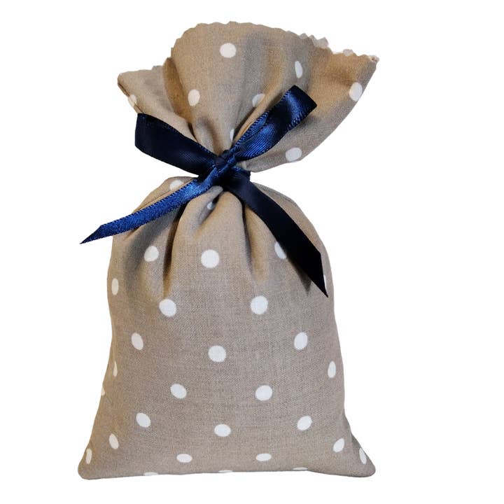 SANDALWOOD VETIVER SCENTED SACHET - BOW SIZE for wholesale by ANTICHE FRAGRANZE