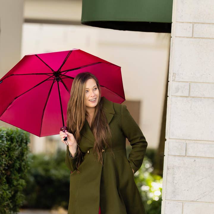 Vinrella - Wholesale Umbrella - Unisex - Burgundy Wine Bottle Umbrella5