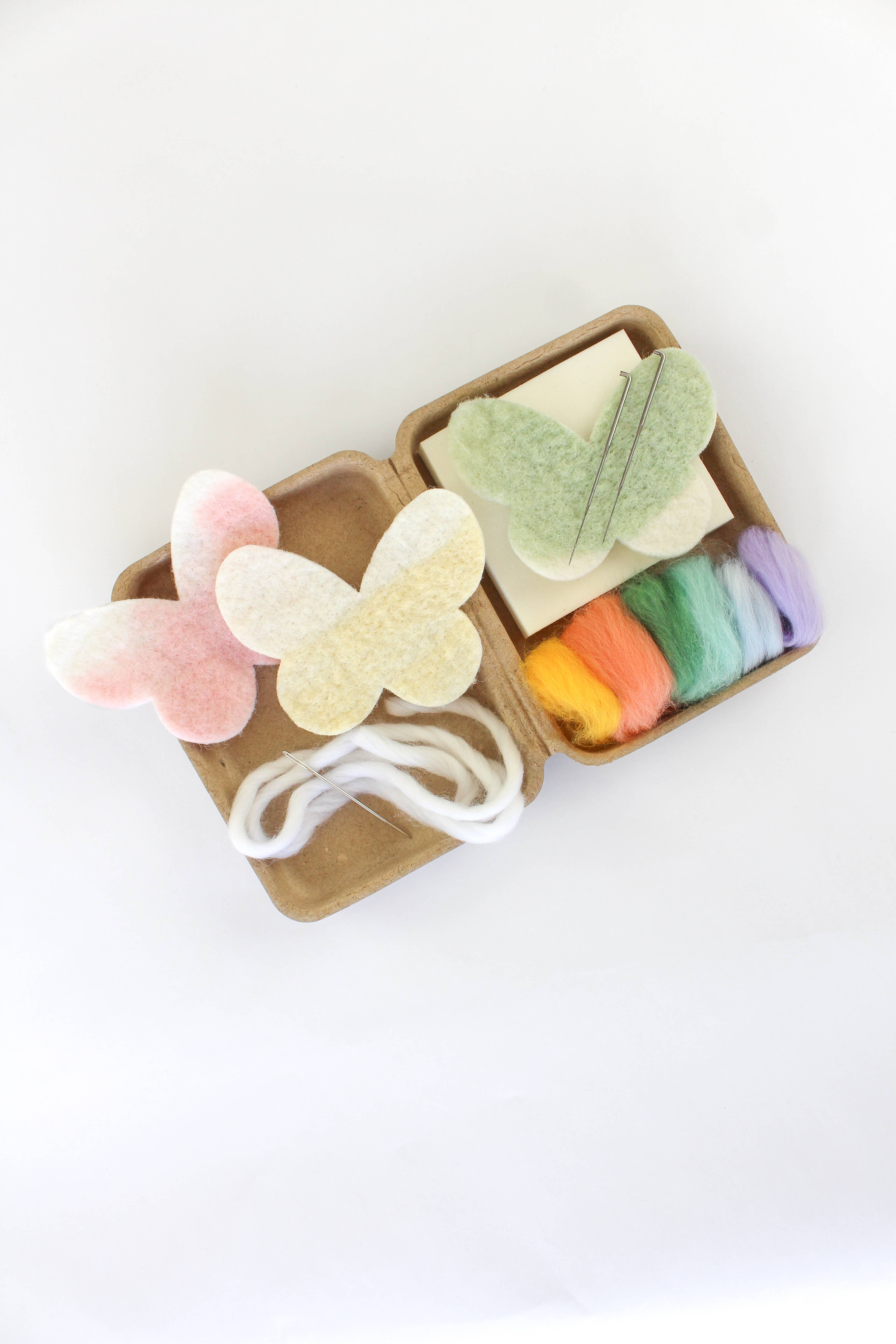 Sheep Creek Studio - Wholesale DIY Craft Kit - Mini Butterfly Felting Craft Kit1