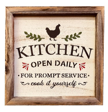 Pheasant & Needham Home Decor & Crafts - Wholesale Sign - Funny Kitchen Farmhouse Sign1