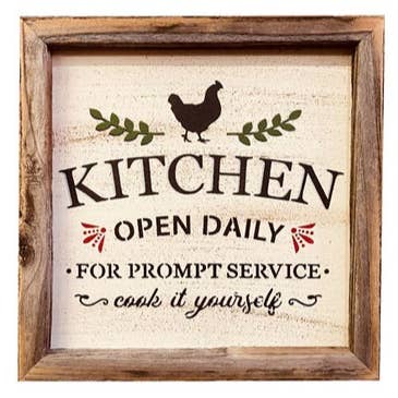 Pheasant & Needham Home Decor & Crafts - Wholesale Sign - Funny Kitchen Farmhouse Sign1
