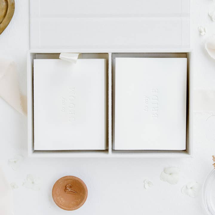 Abbey Ratcliff - Wholesale Keepsake box – Child & baby - Double Linen Keepsake Box - for Photos & Cards3