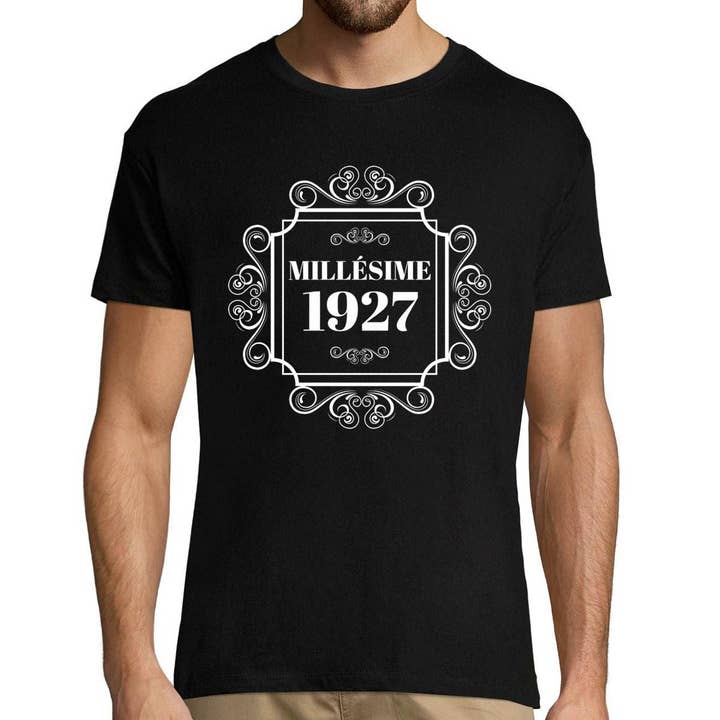 Camiseta vintage de aniversario de 1927 para hombre para venta al por mayor de Planetee