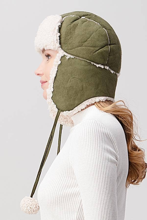 Amerikan Basics - Wholesale Trapper/Bomber Hat - Women's - Sherpa Trapper Hat2