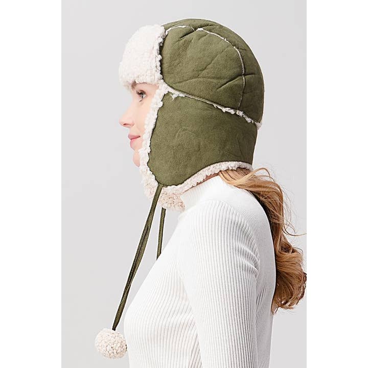 Amerikan Basics - Wholesale Trapper/Bomber Hat - Women's - Sherpa Trapper Hat2