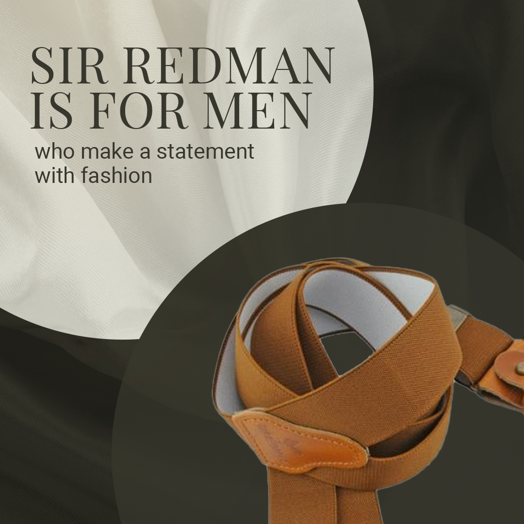 Sir Redman - Wholesale Suspenders - Men's - Sir Redman Braces - Y-Model - Cognac4