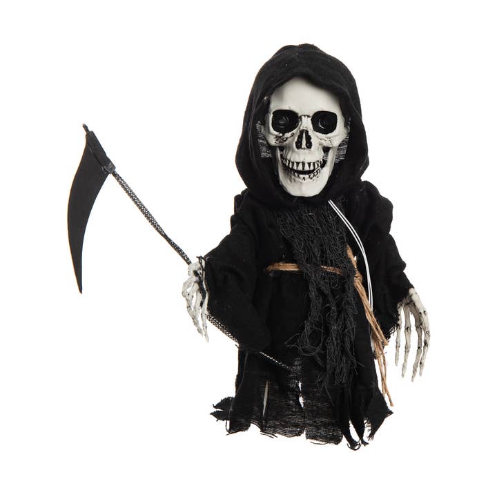 Halloween Walking Grim Reaper With Scythe for wholesale by C&F Home